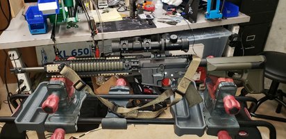 Green AR Hand Guard Upgrades and Sling.jpg