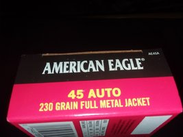 Federal American Eagle 230 grain brass cased FMJ .45 ACP individual box label.jpg