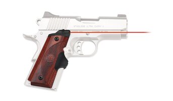 Crimson Trace Master Series rosewood red laser grips for officer's and compact model 1911 right.jpg