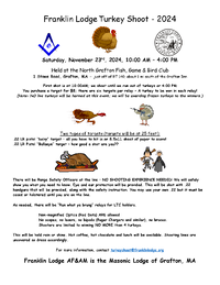 Franklin Lodge Turkey Shoot 2024 flyer.png